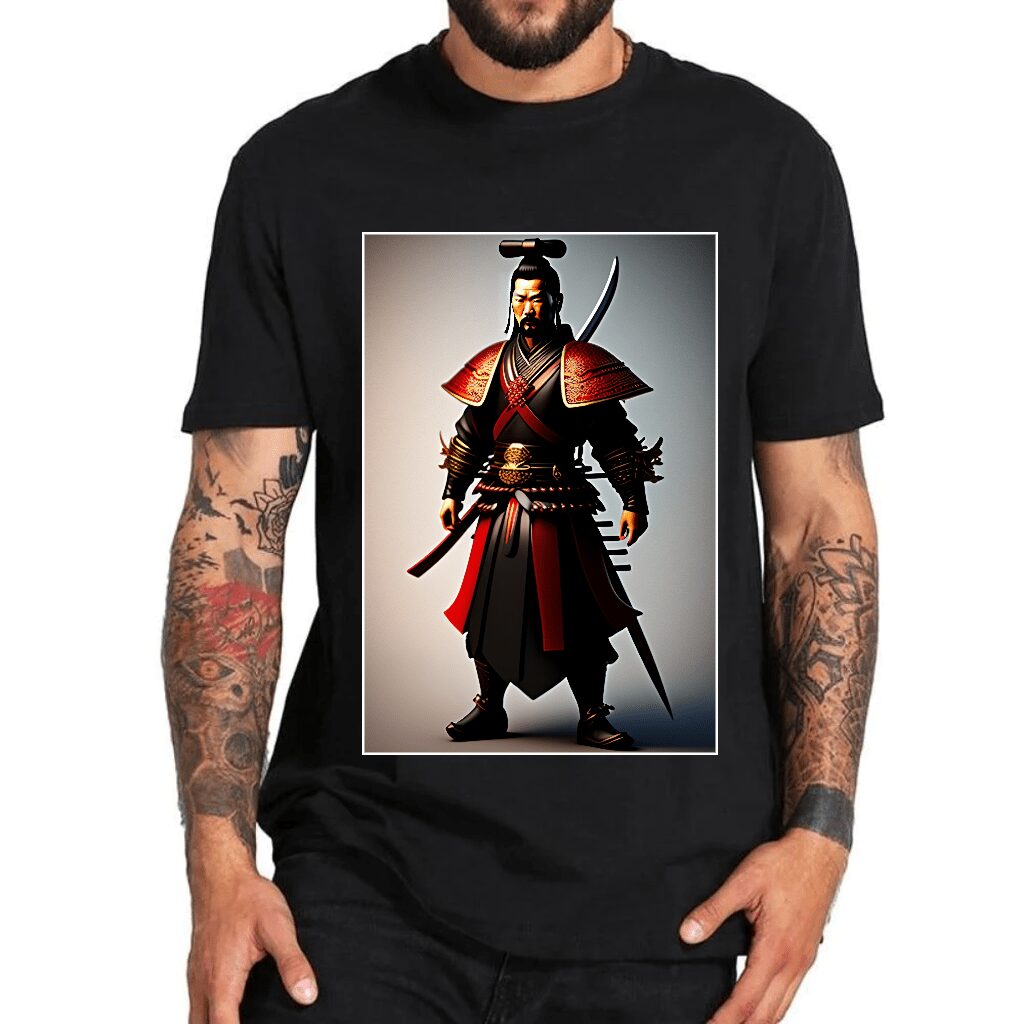 T-shirt Samurai Ronin Guerrier