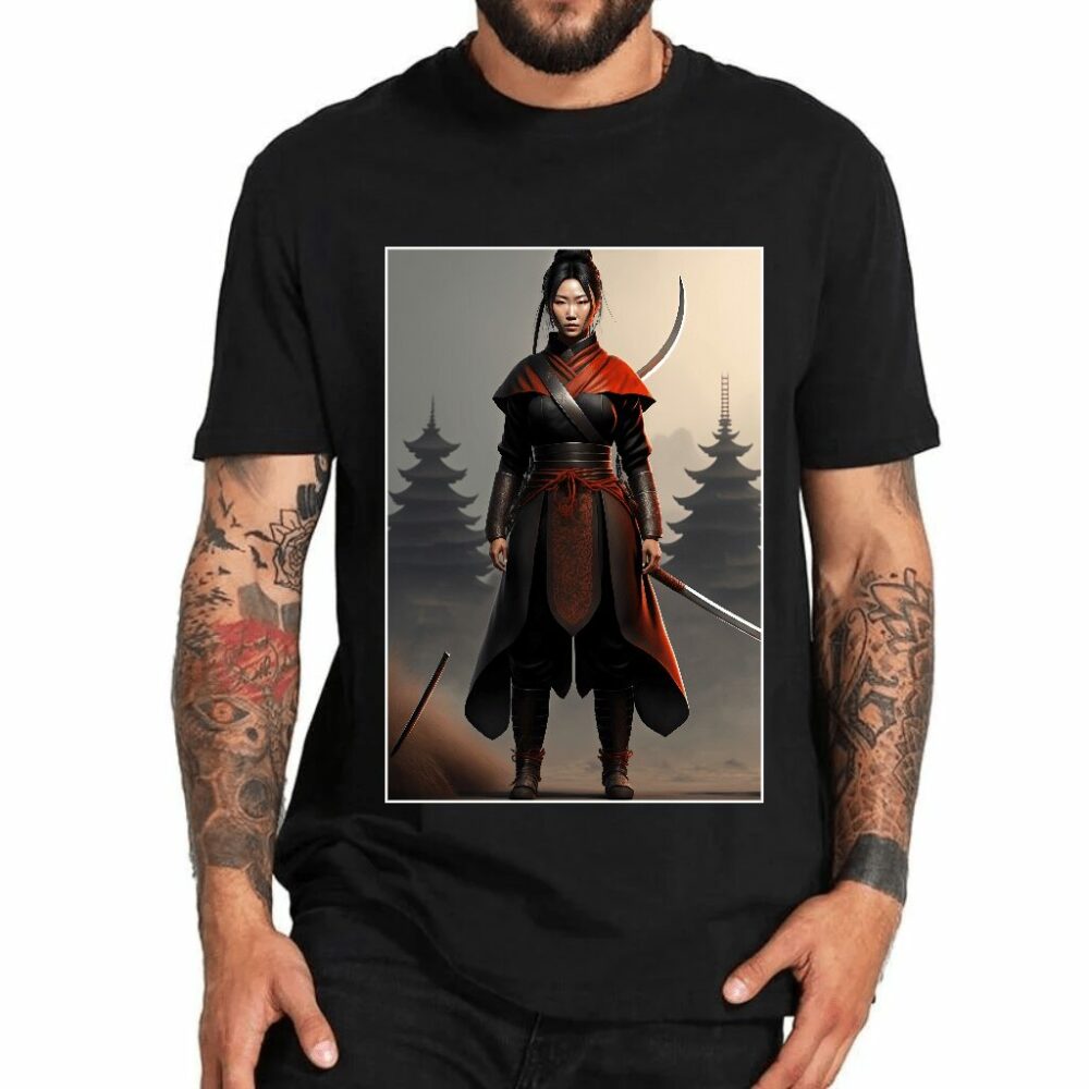 T-shirt Women Ronin avec Katana Japonais