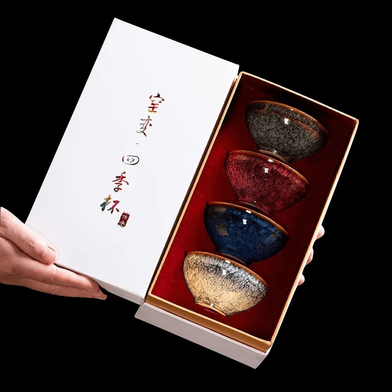 Bundle de Tasses de Thé Japonaises en Céramique