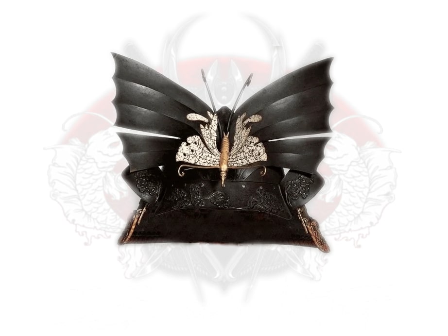 Casque Samourai Japonais Papillon