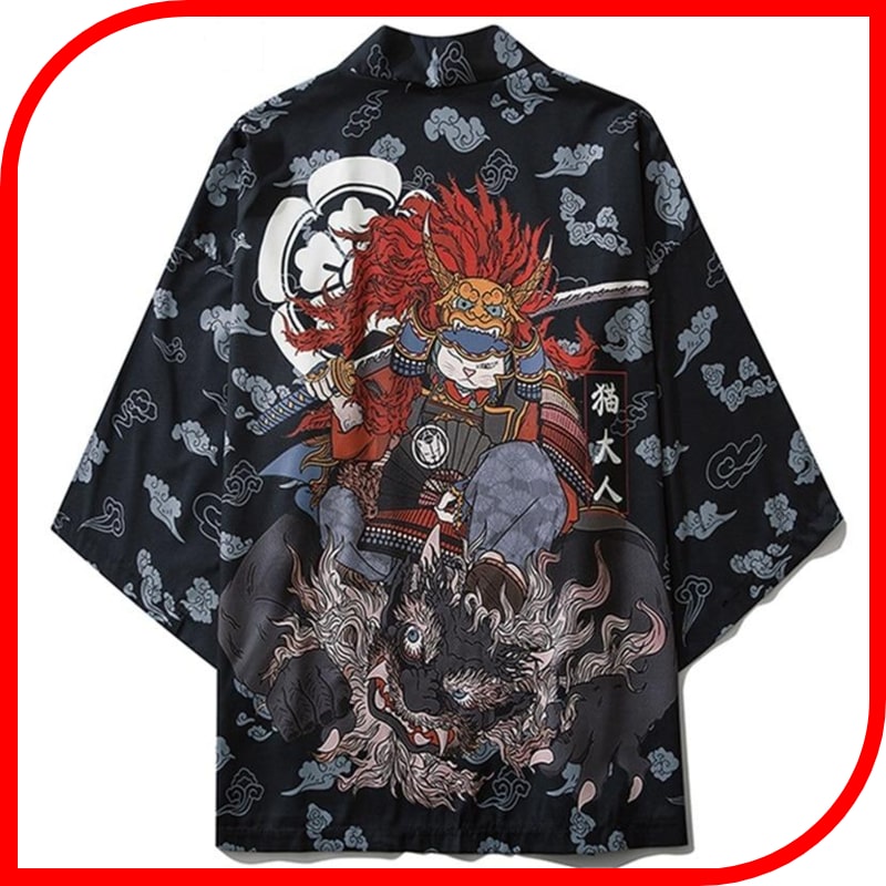 Kimono Chat Samourai