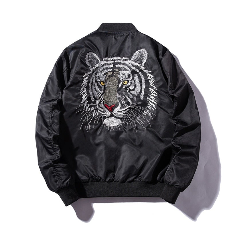 VESTE TIGRE BRODÉ DOS