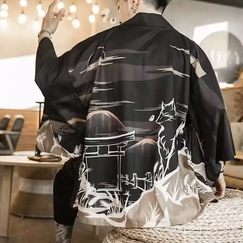 Veste Haori Kimono Soie