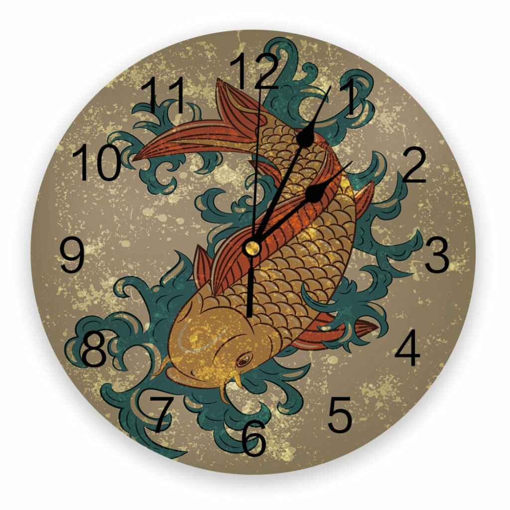Horloge Murale Japonaise Carpe Diem