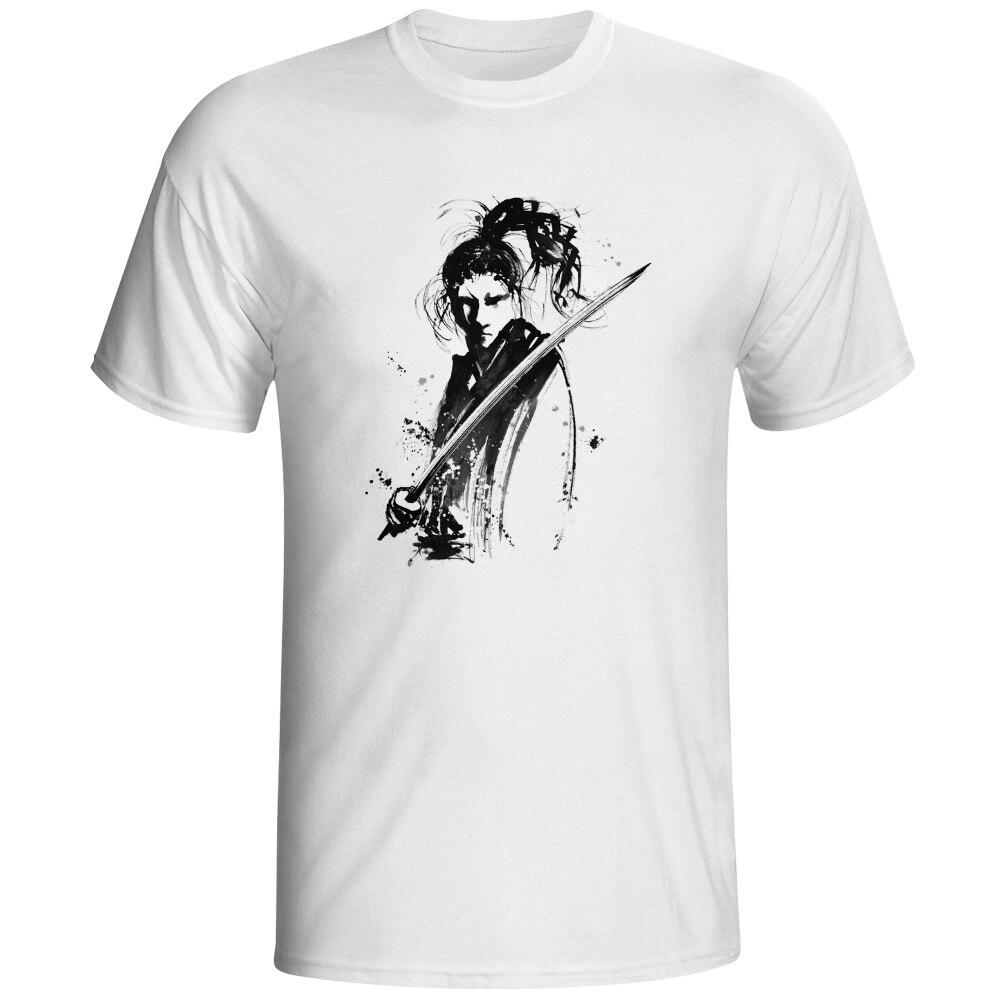 T-shirt Samourai Dessiné