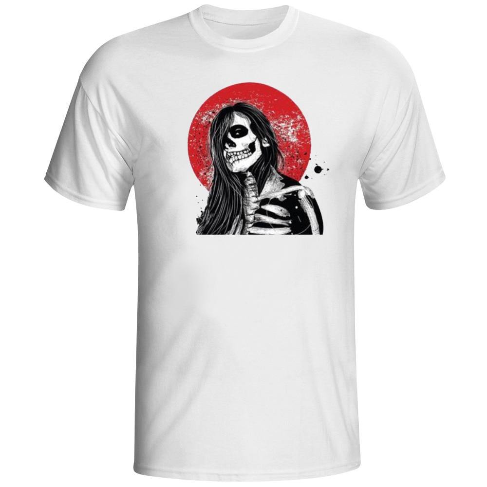 T-shirt Geisha Tête de Mort