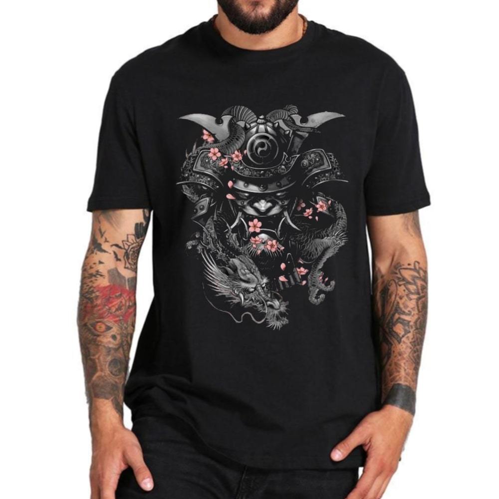 T-shirt Sakura Dragon Samurai