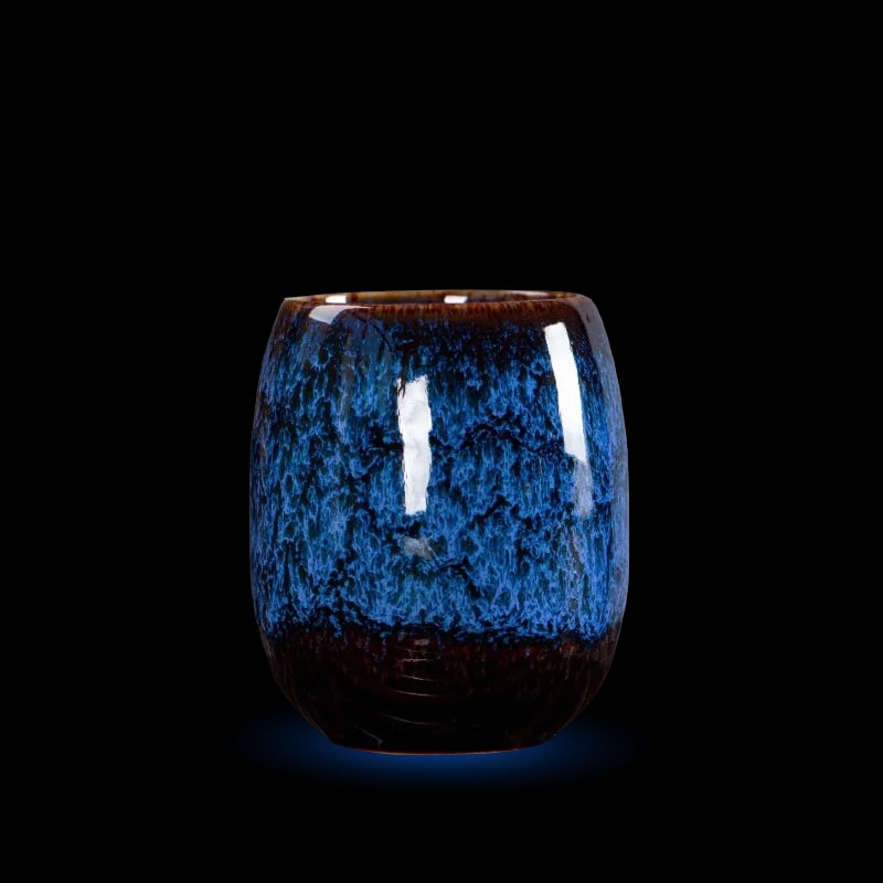 Tasse Bleue Japonaise en Céramique